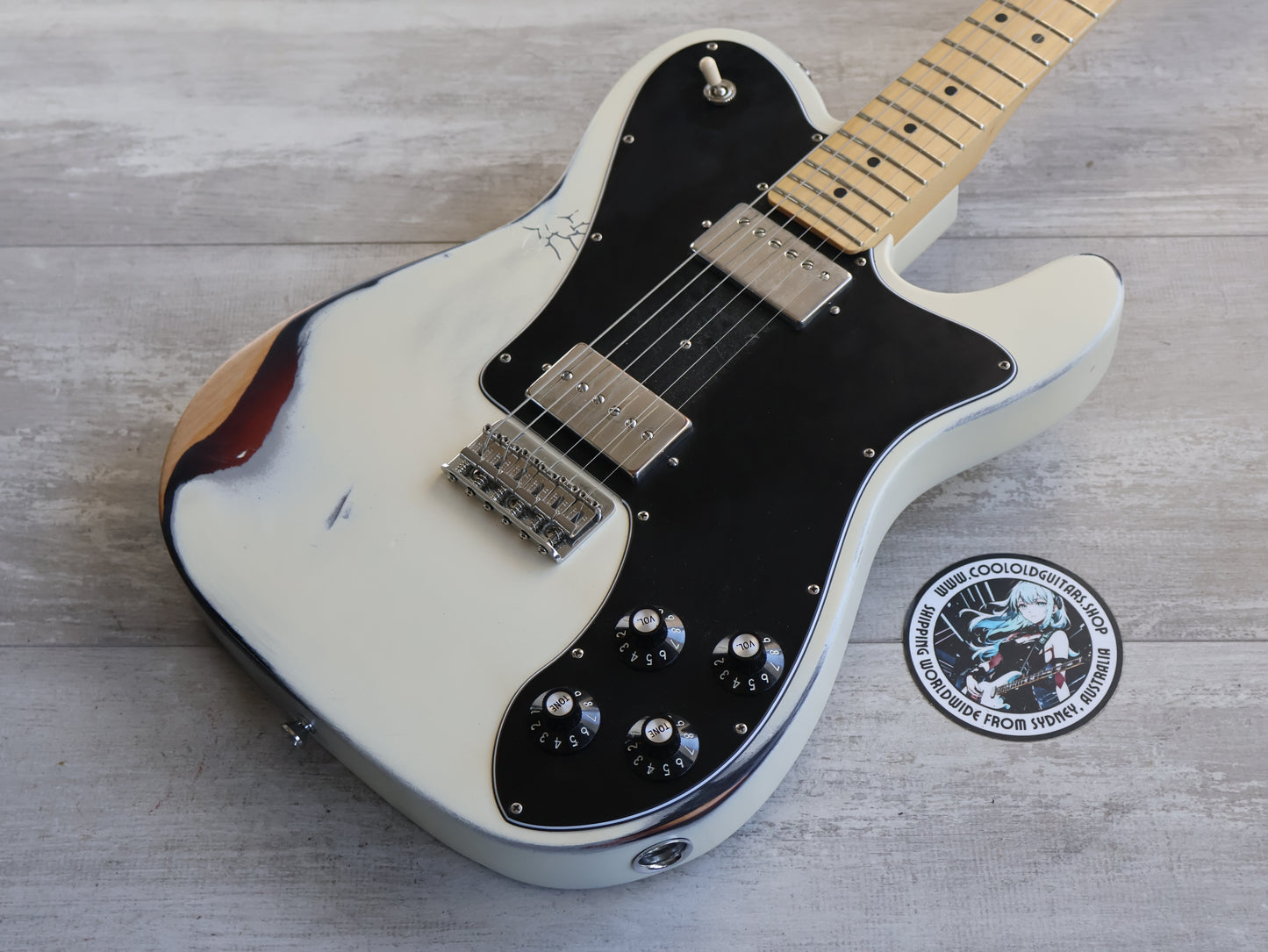 Fender Mexican Telecaster Deluxe w/P90 and Burstbucker (Refinished)