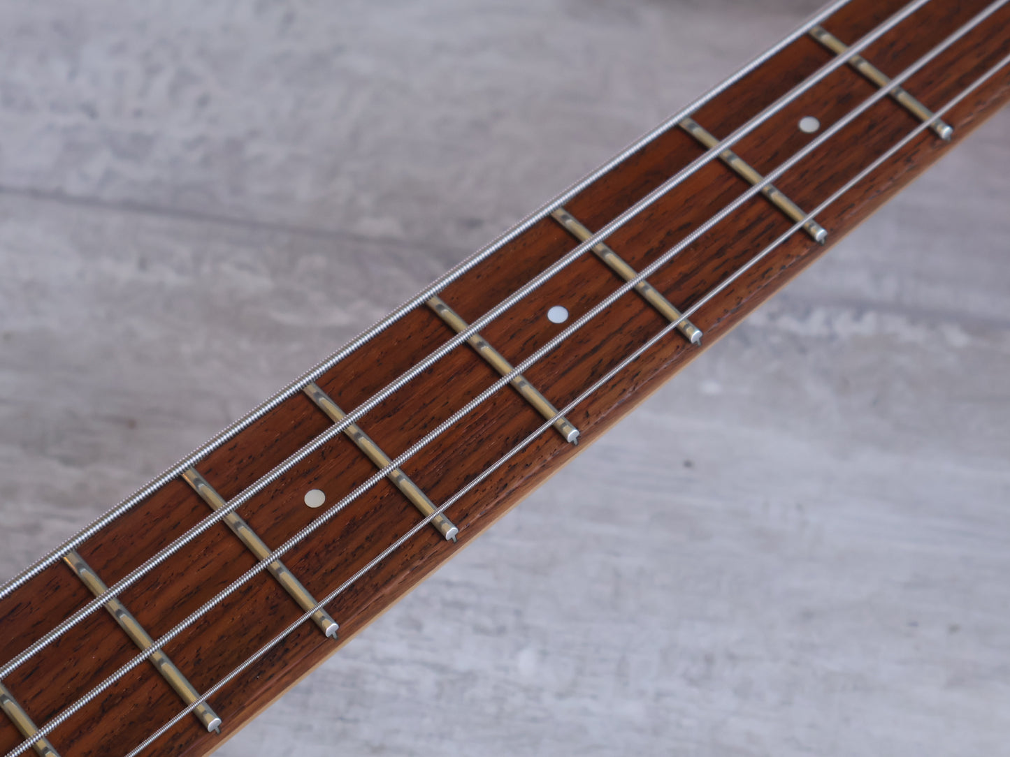 1987 Ibanez Japan RB60 "RB Bronks" Medium Scale Bass (Crystal Pearl)