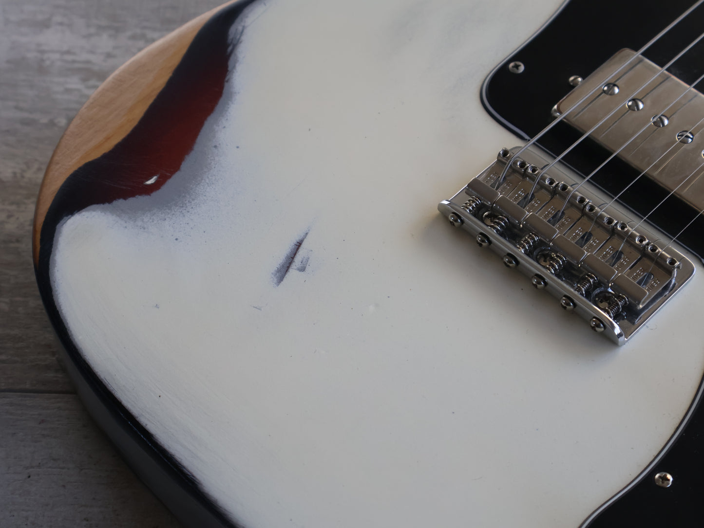 Fender Mexican Telecaster Deluxe w/P90 and Burstbucker (Refinished)