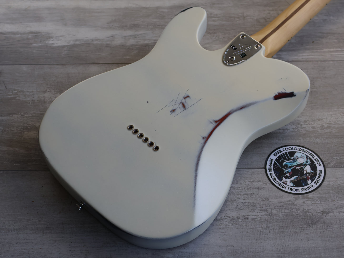 Fender Mexican Telecaster Deluxe w/P90 and Burstbucker (Refinished)