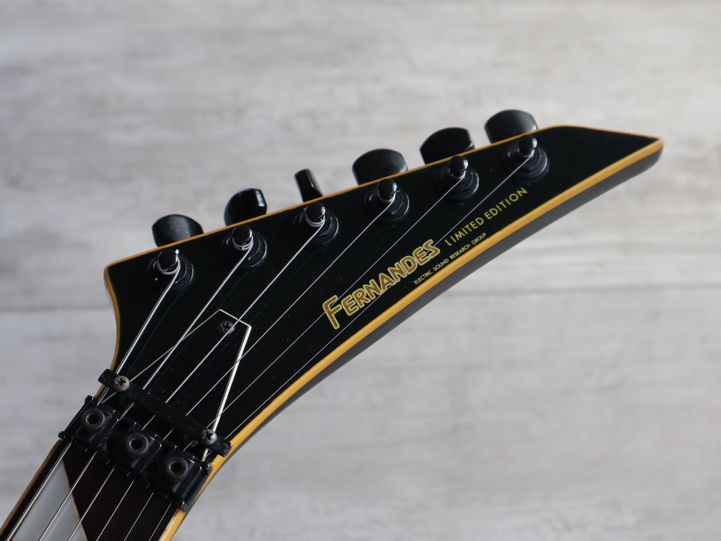 1987 Fernandes Japan JS-100 Rhoads Flying V (Black)