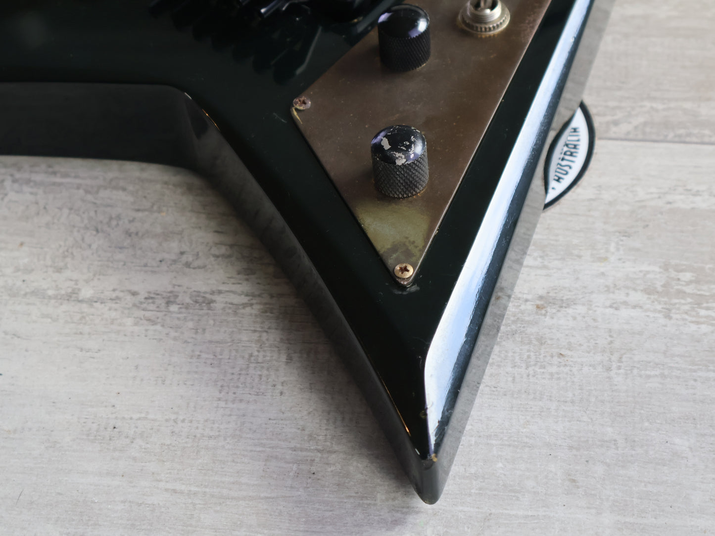 1987 Fernandes Japan JS-100 Rhoads Flying V (Black)