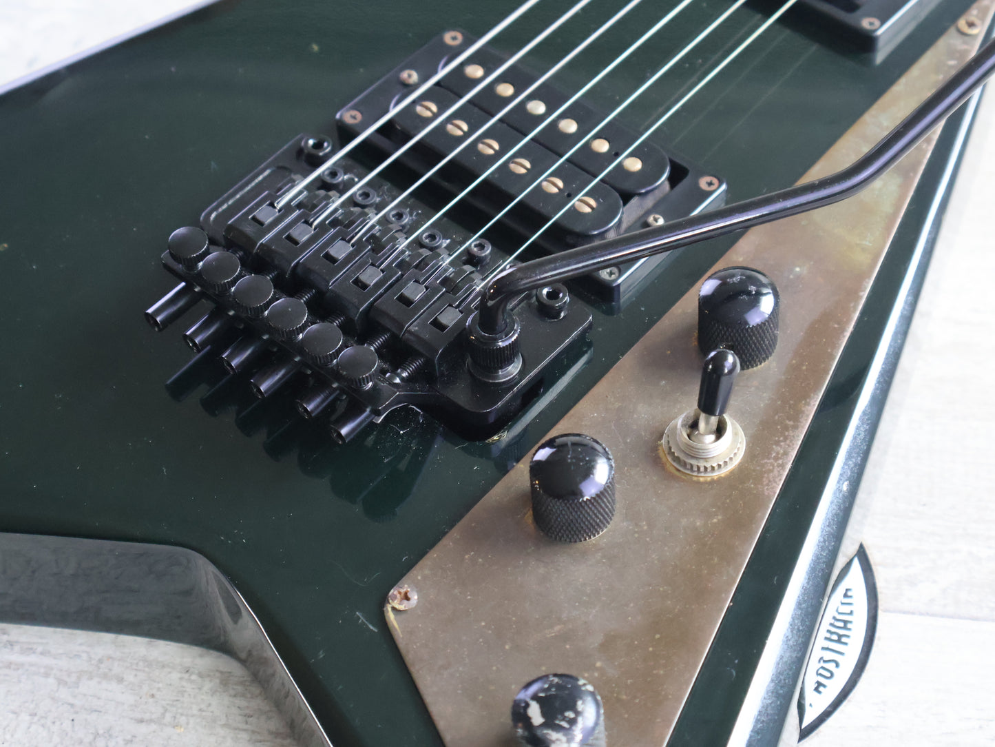 1987 Fernandes Japan JS-100 Rhoads Flying V (Black)