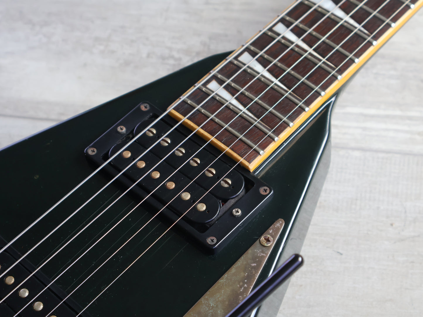 1987 Fernandes Japan JS-100 Rhoads Flying V (Black)