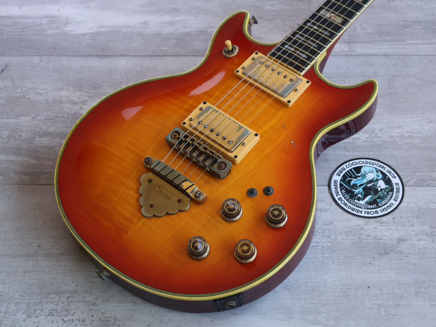 1981 Ibanez Japan AR300 Artist Double Cutaway (Cherry Sunburst)