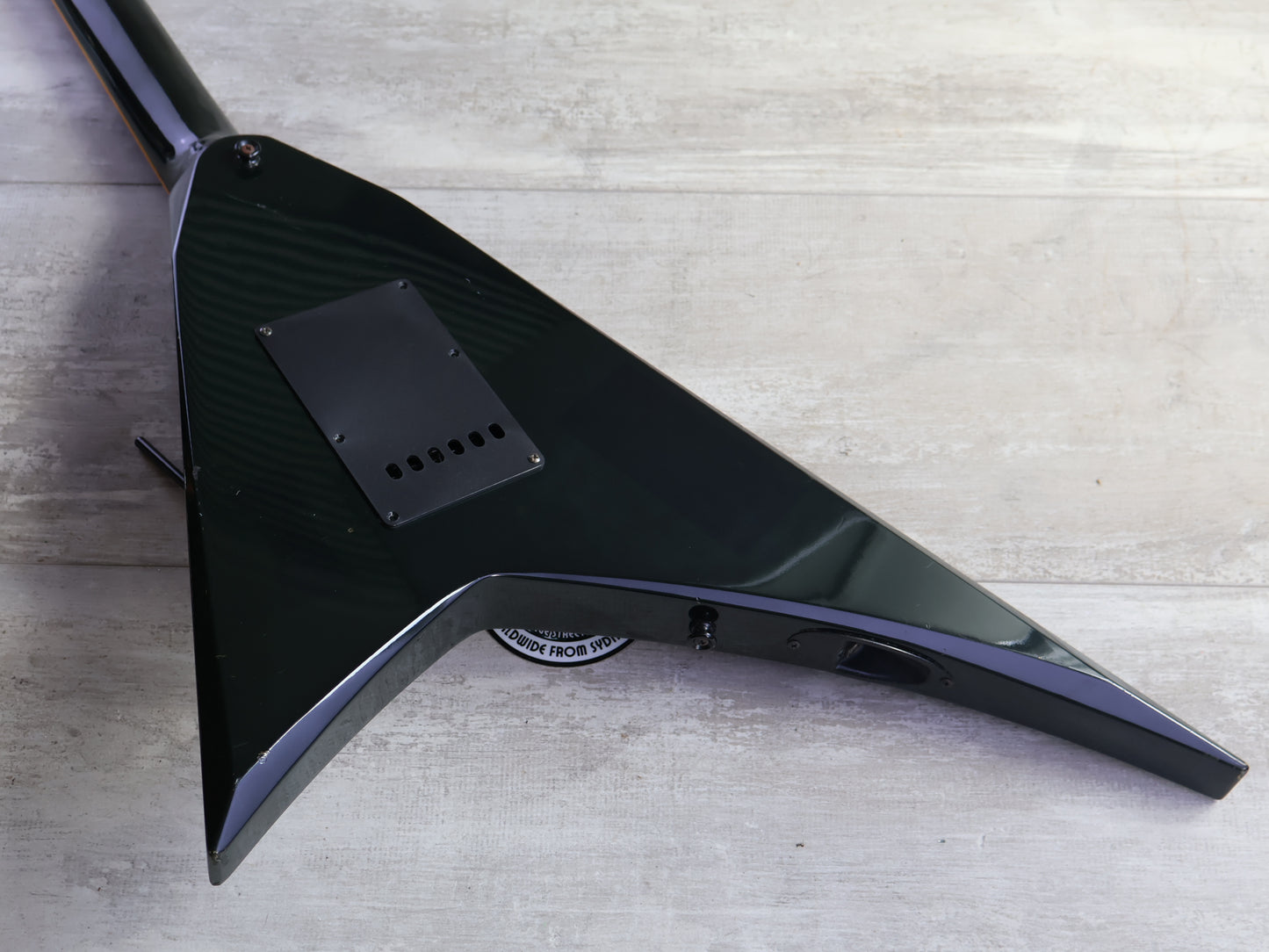 1987 Fernandes Japan JS-100 Rhoads Flying V (Black)