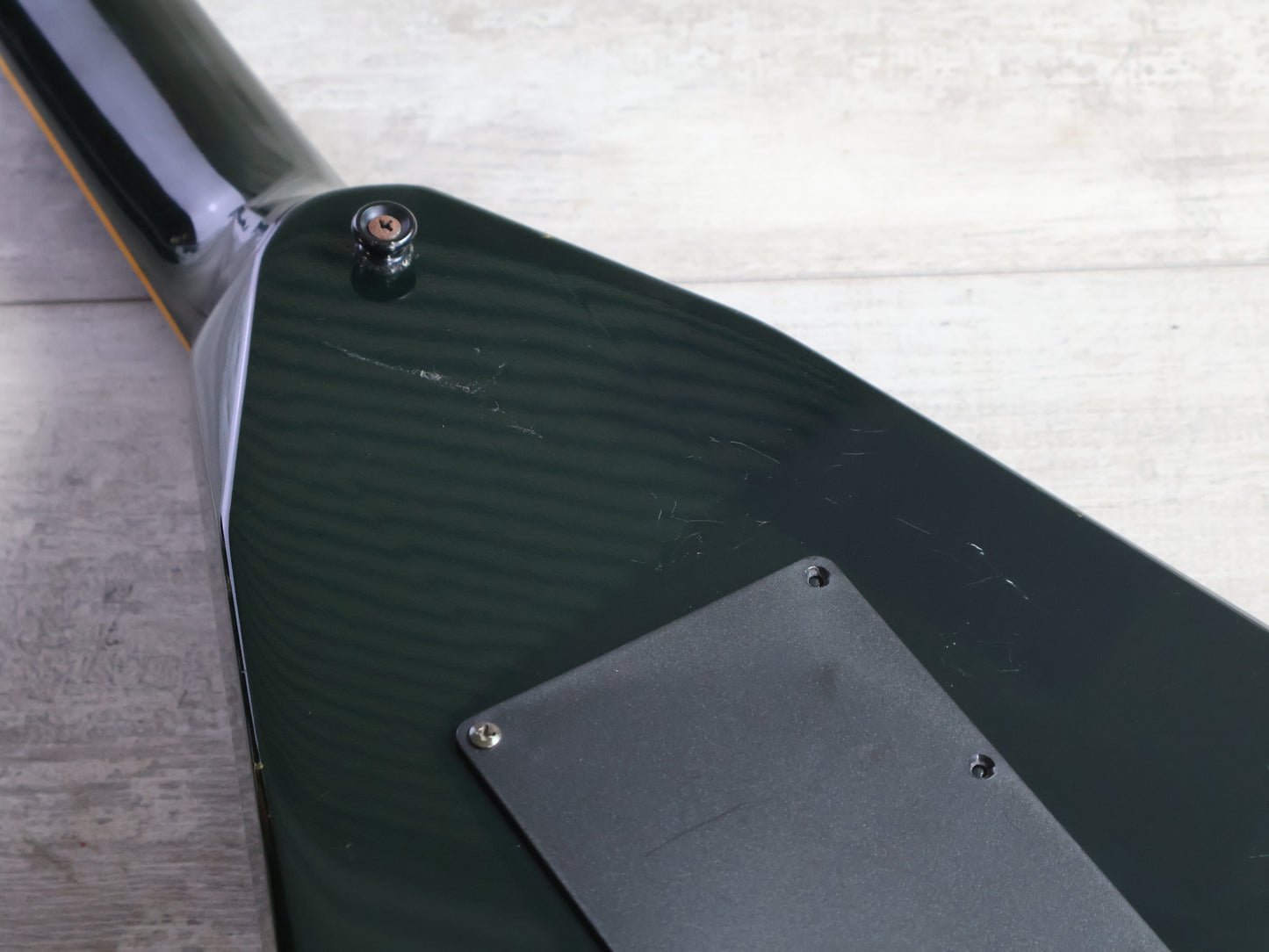 1987 Fernandes Japan JS-100 Rhoads Flying V (Black)