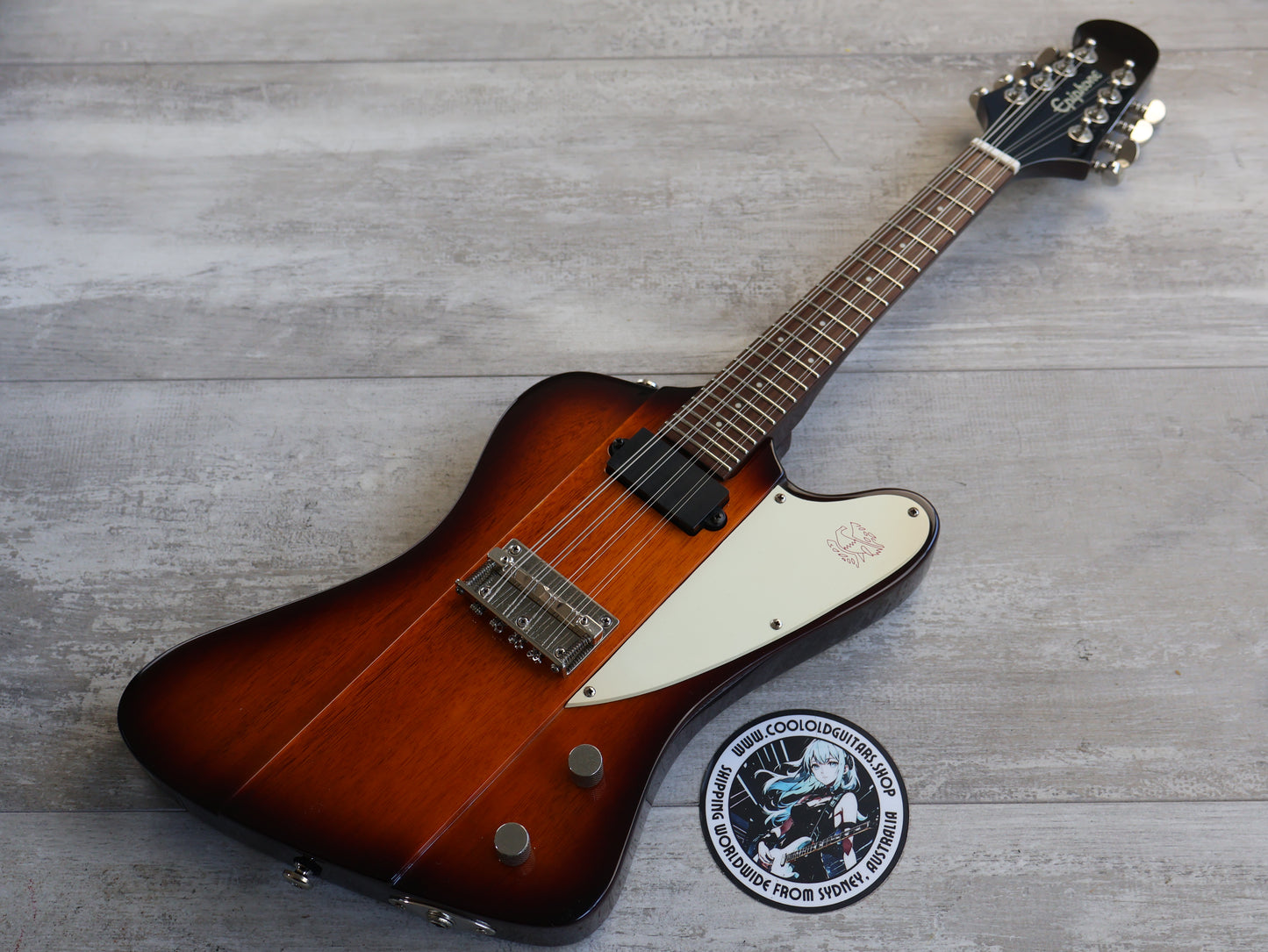 2010 Epiphone Mandobird VIII Electric 8-String Mandolin (Vintage Sunburst)