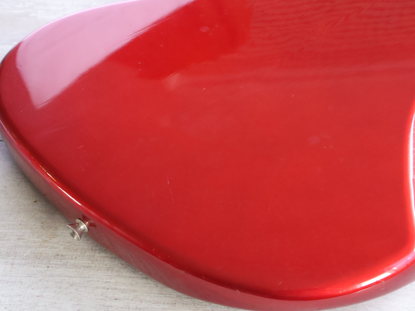 1999 Fender Japan JG66-85 '66 Reissue Jaguar (Candy Apple Red w/Matching Headstock)