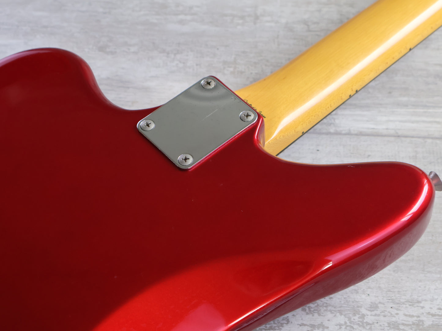 1999 Fender Japan JG66-85 '66 Reissue Jaguar (Candy Apple Red w/Matching Headstock)