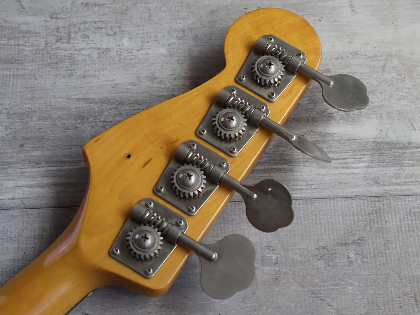 1997 Fender Japan JB62 '62 Reissue Fretless Jazz Bass w/EMG's (Transparent Red)