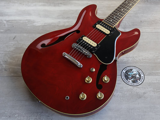 1980 Yamaha Japan SA-700 "Super Axe" ES-335 Semi Hollowbody (Persimmon Red)