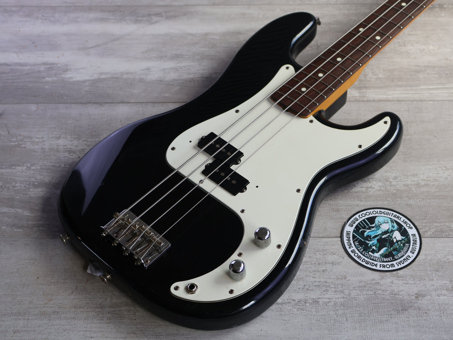 1989 Fender Japan PB62-55 '62 Reissue Precision Bass (Black)