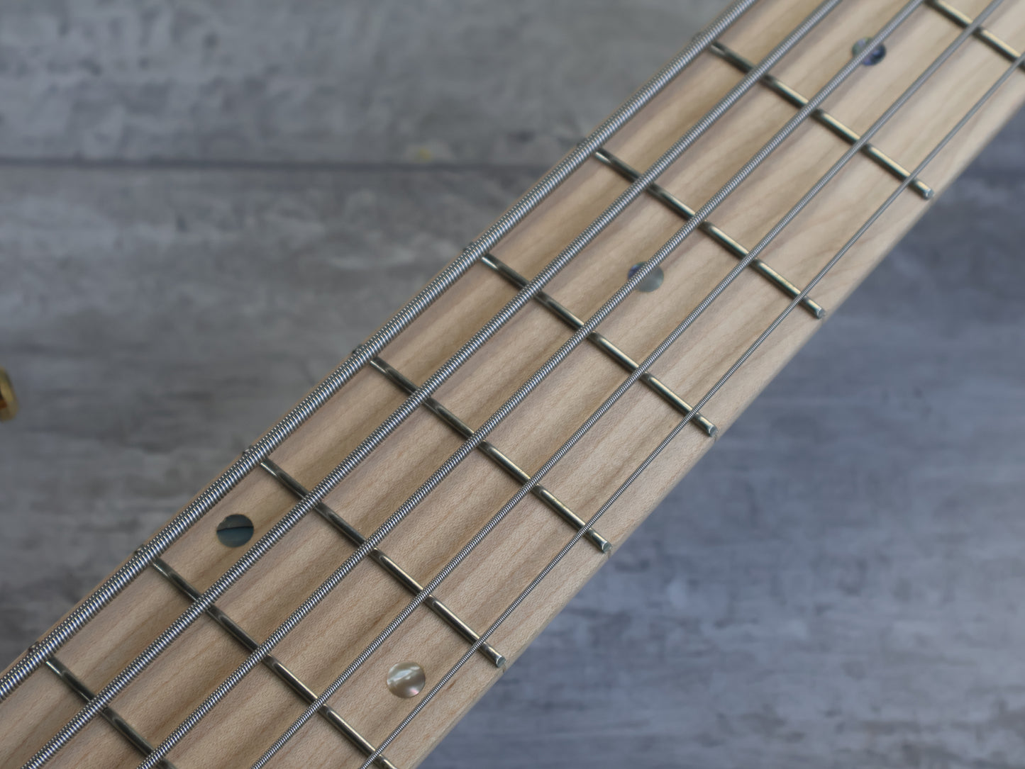 Edwards Japan E-Bardic STPI 5-String Bass - Tetsuya Signature Model (Transparent Pink)