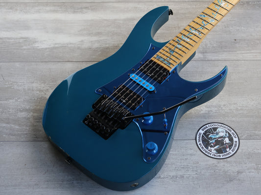 1991 Ibanez Japan RG-5000 Limited Edition Superstrat (Laser Blue)