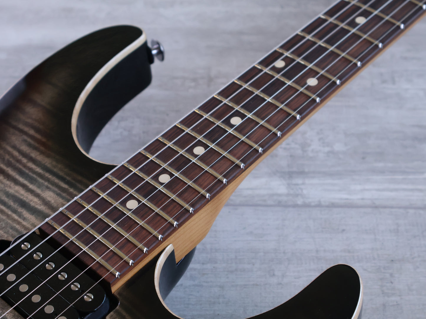 Suhr Modern Plus HSH Superstrat (Trans Charcoal Burst)