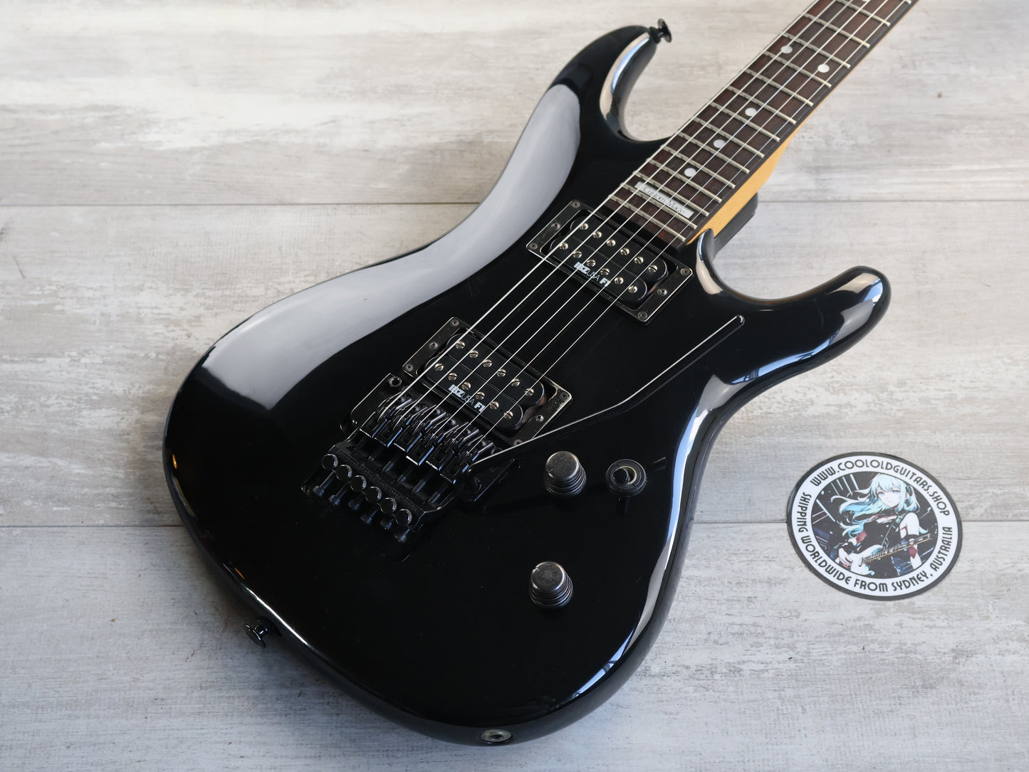 1990 Ibanez Japan 540R-HH Radius Series Satriani Superstrat (Black)