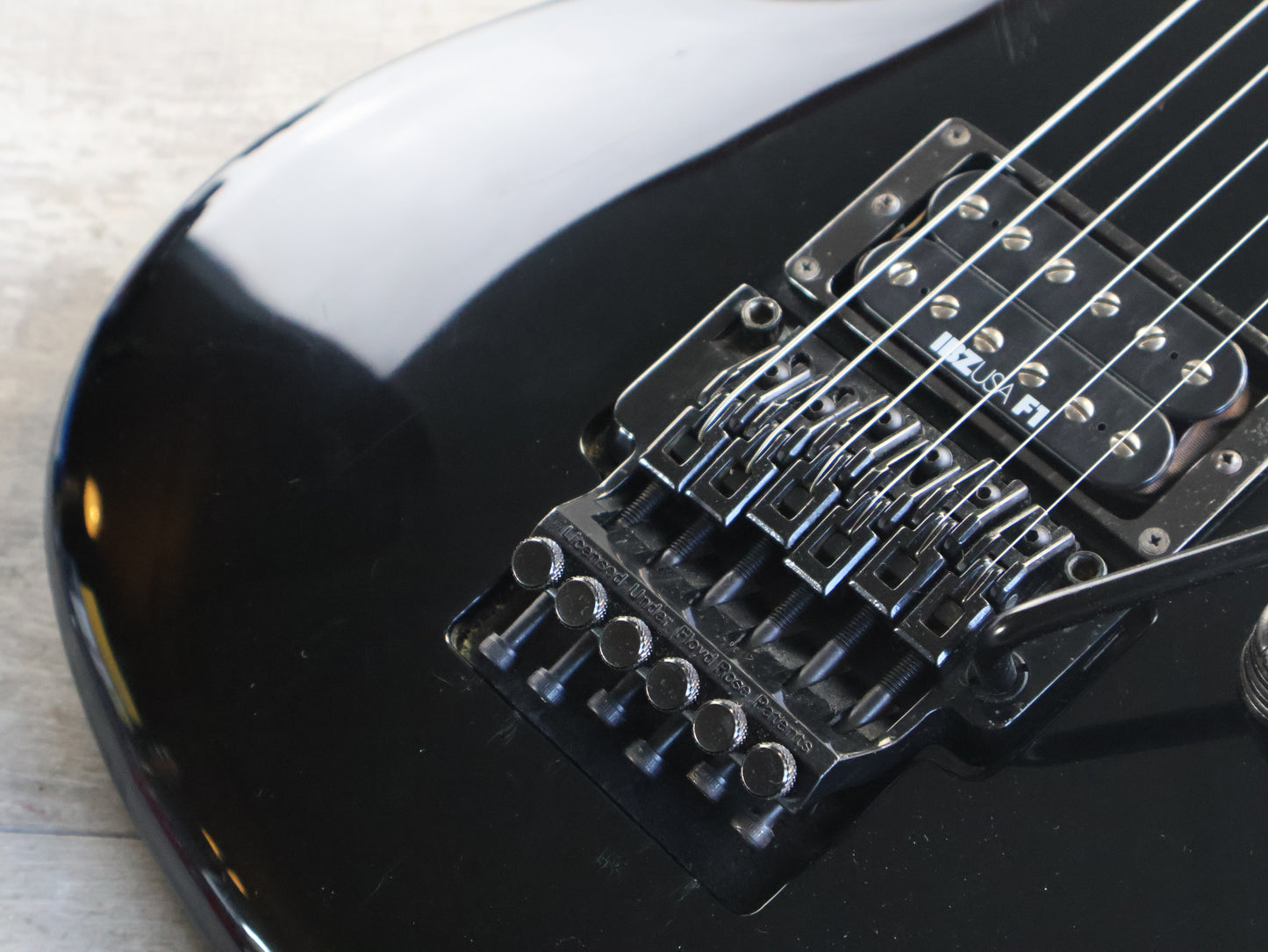 1990 Ibanez Japan 540R-HH Radius Series Satriani Superstrat (Black)