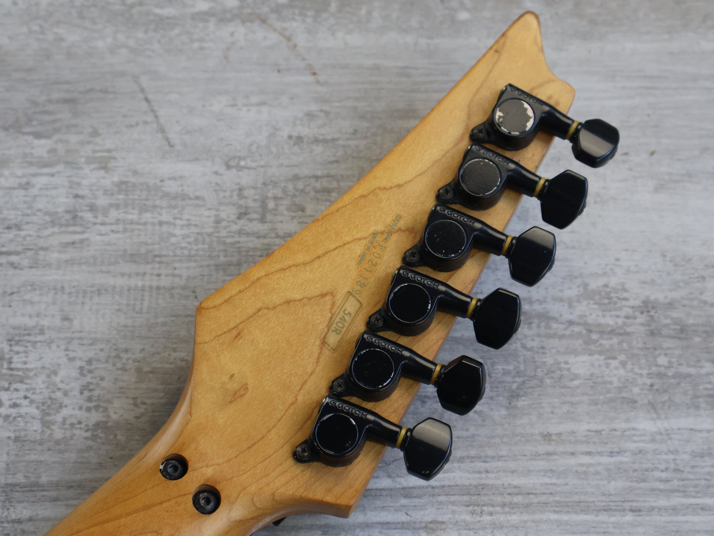 1990 Ibanez Japan 540R-HH Radius Series Satriani Superstrat (Black)