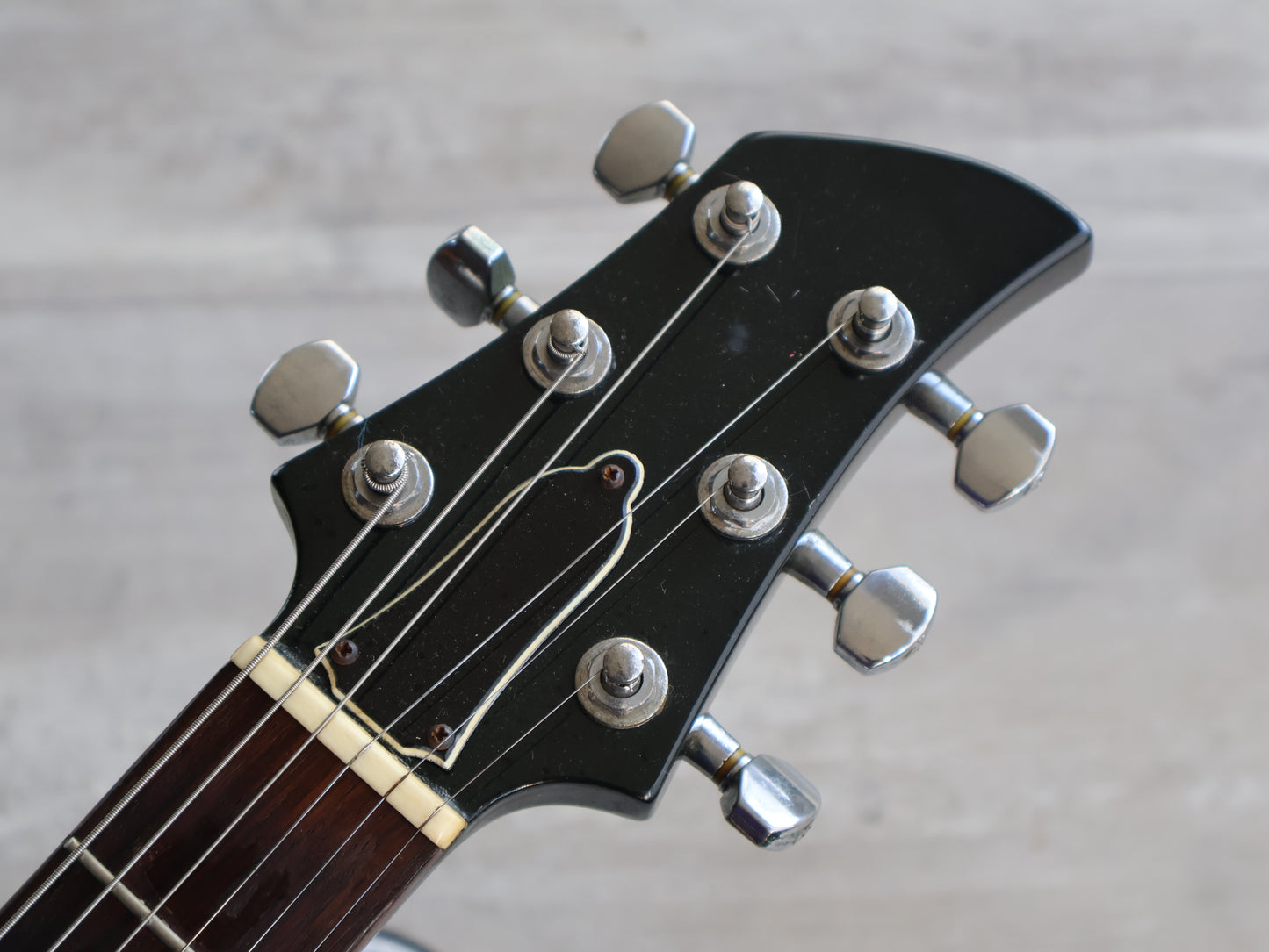 1990 Greco Japan APW-500 Dan Armstrong Double Cutaway (Black)