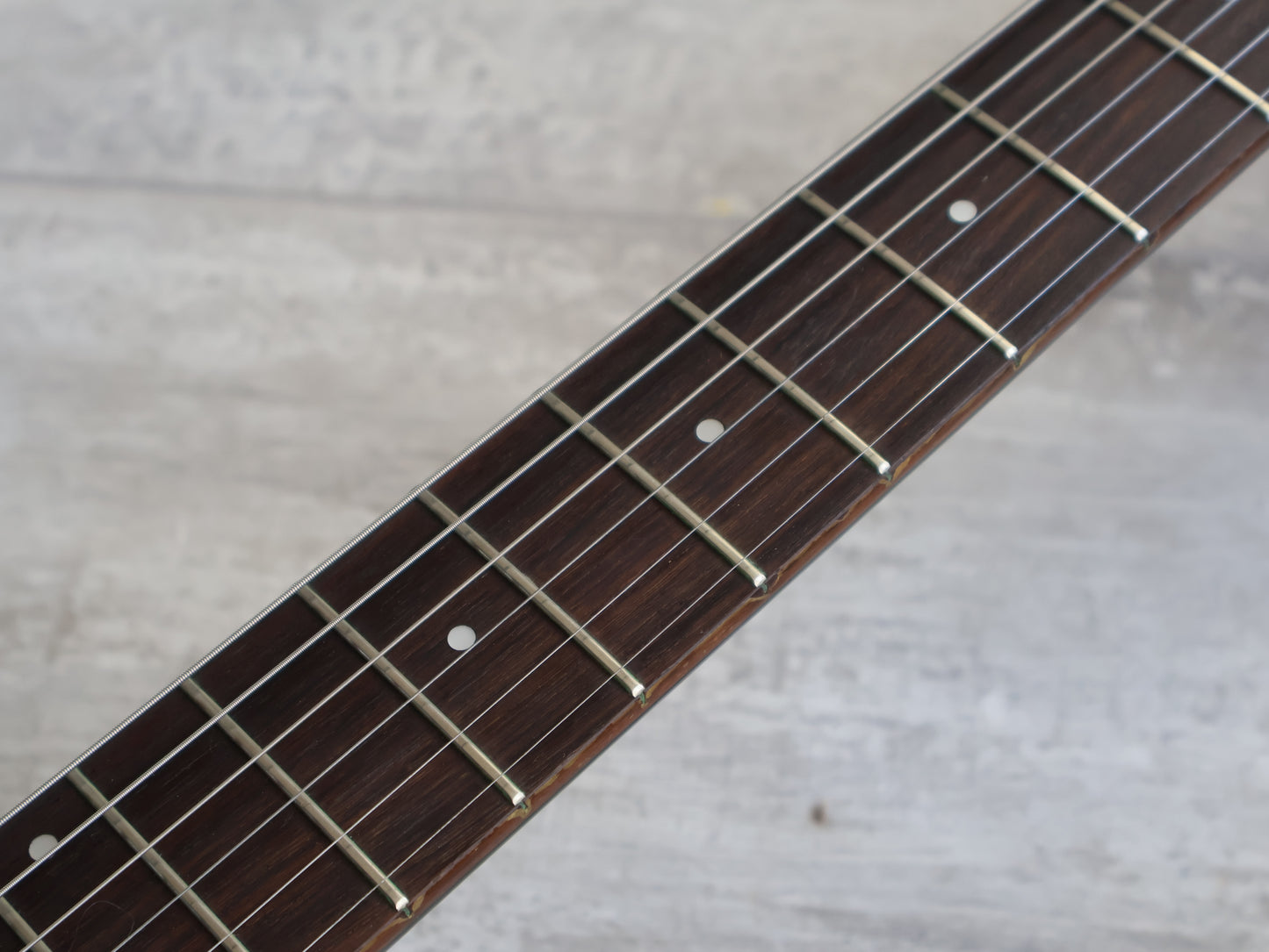 1990 Greco Japan APW-500 Dan Armstrong Double Cutaway (Black)