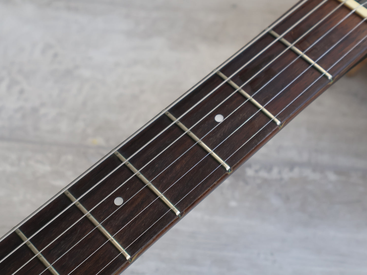 1990 Greco Japan APW-500 Dan Armstrong Double Cutaway (Black)