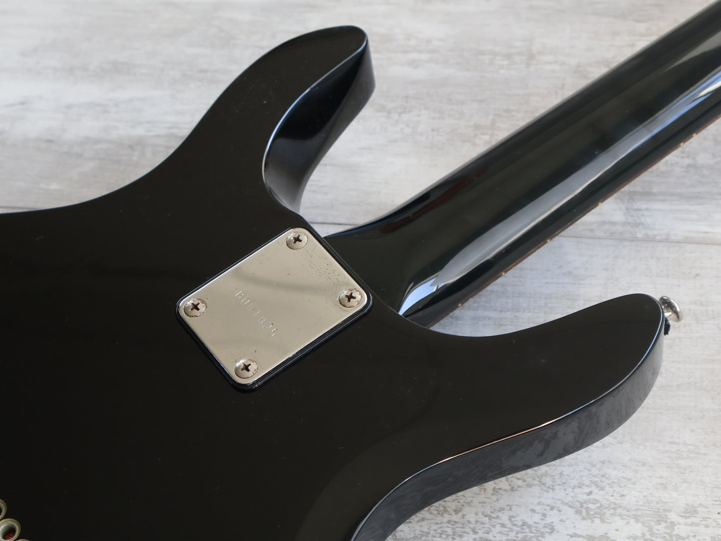 1990 Greco Japan APW-500 Dan Armstrong Double Cutaway (Black)