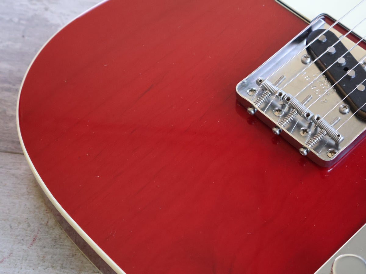 2006 Fender Japan TL62B-TX '62 Reissue Bound Telecaster (Transparent Red)