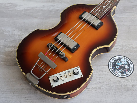 1987 Greco VB-50 Violin Beatle Bass (Brown Sunburst)