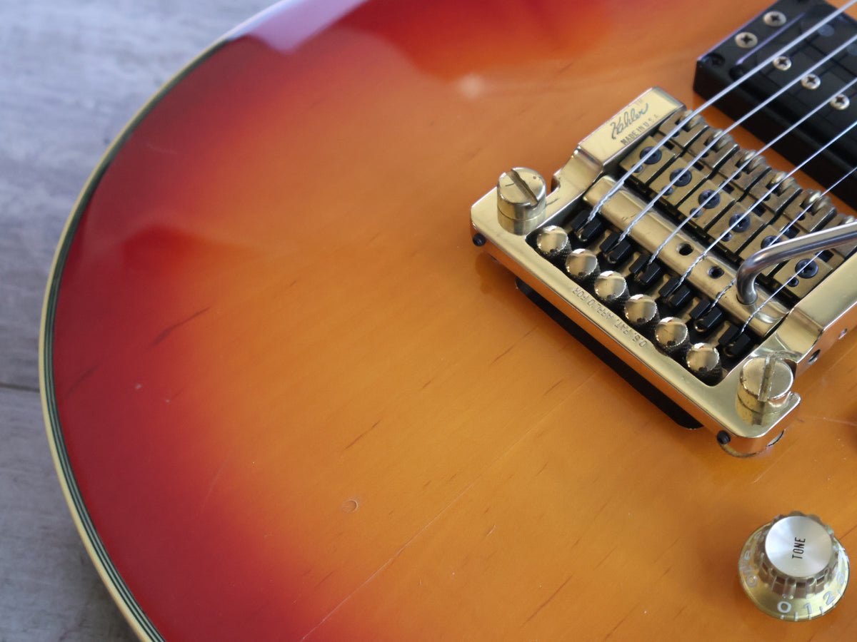 1981 Yamaha Japan SG-1000 Double Cutaway w/Kahler  (Cherry Sunburst)