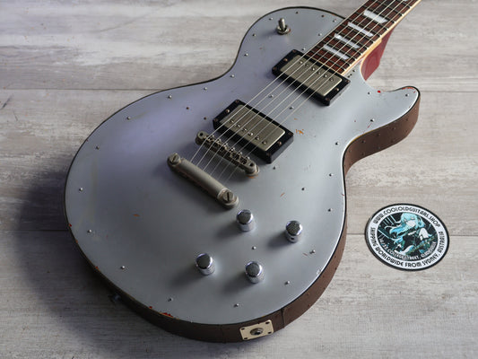 1983 Burny RLG-50 Super Grade Les Paul Standard (Steampunk Silver)
