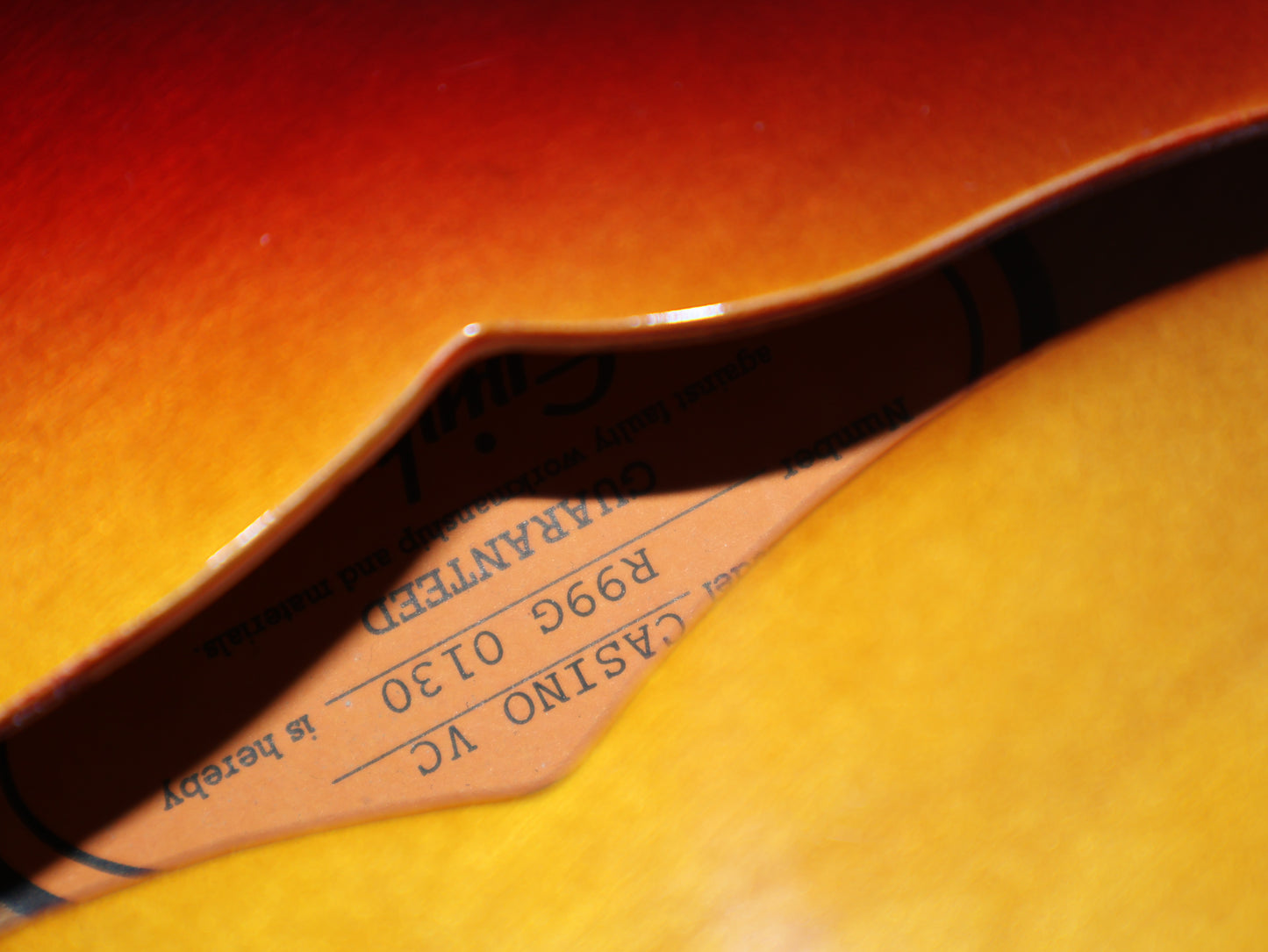 1999 Epiphone Casino Hollowbody Reissue - Paul McCartney (Three-Tone Sunburst)