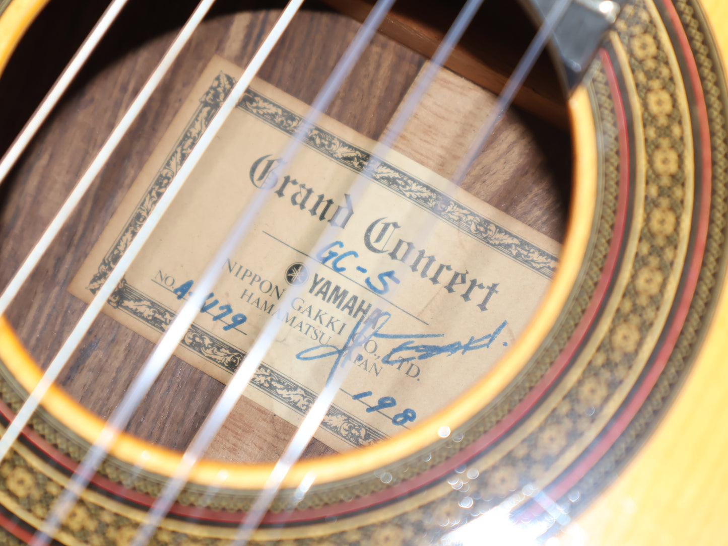 1981 Yamaha Japan GC-5 Grand Concert Classical