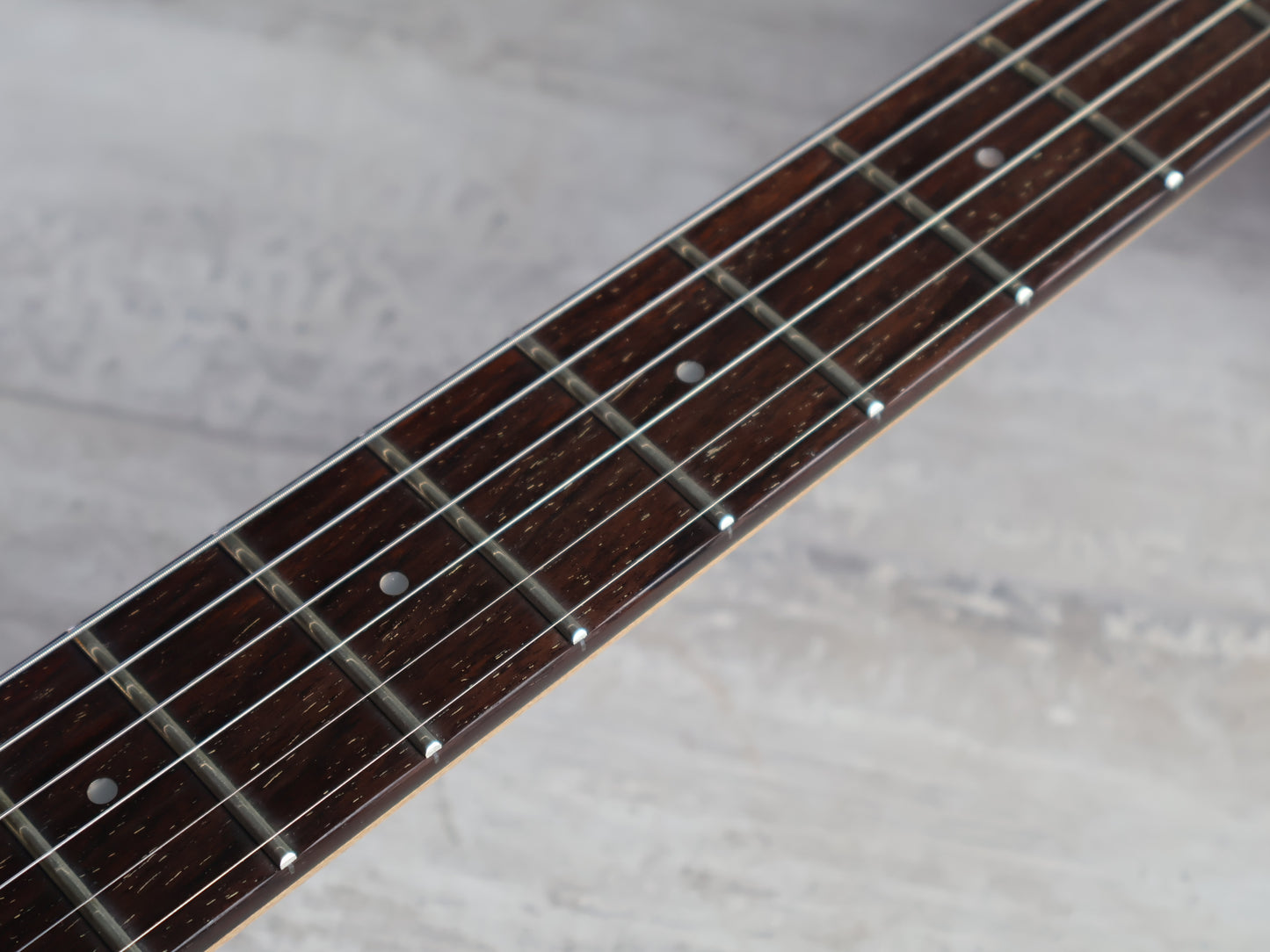 1989 Aria Pro II "The Warrior USA" HSS Superstrat (Transparent Black)