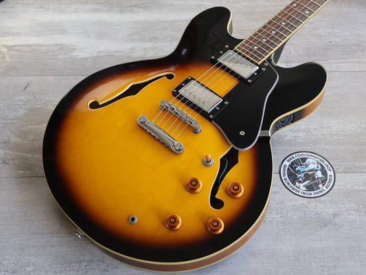 2013 Tokai ES-78 Semi Hollowbody 335 Electric Guitar (Brown Sunburst)