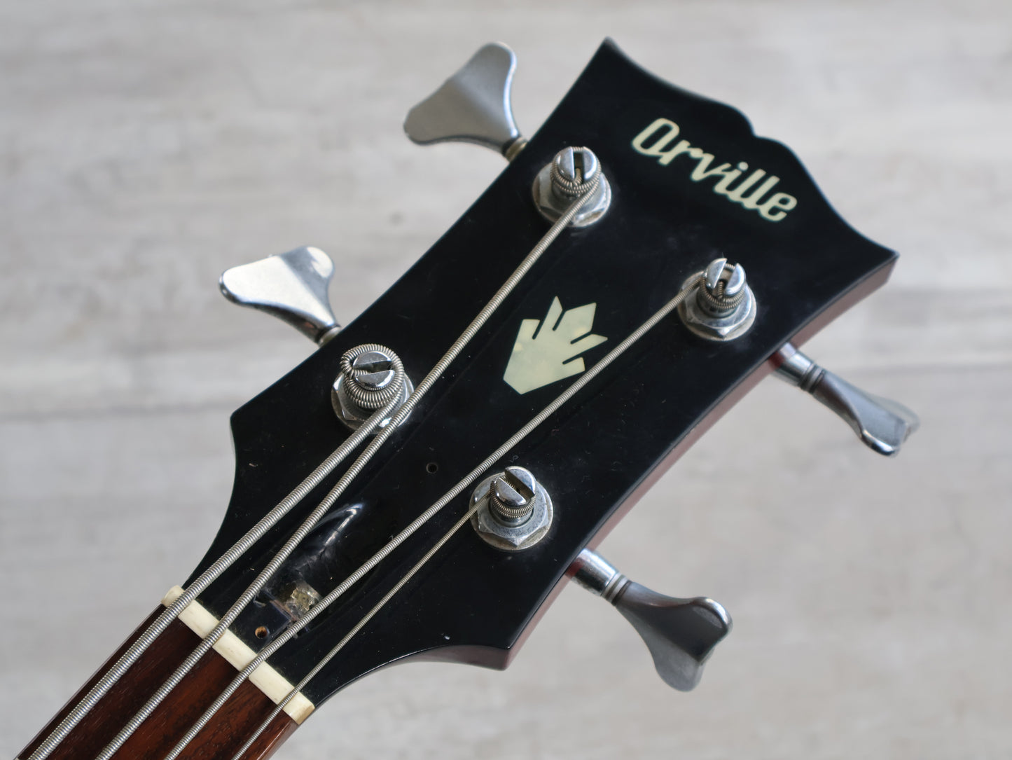 1991 Orville Japan (by Gibson) EB-3 SG Double Cutaway Bass (Heritage Cherry)