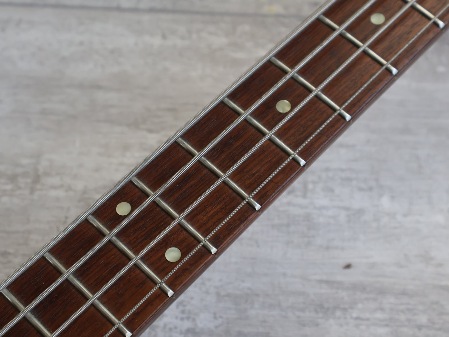 1991 Orville Japan (by Gibson) EB-3 SG Double Cutaway Bass (Heritage Cherry)