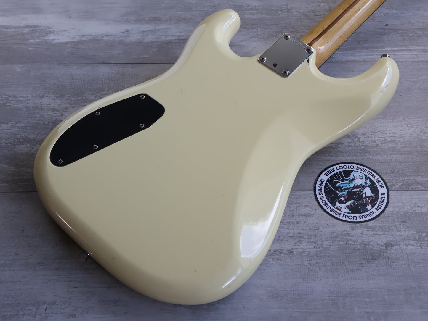 1985 Squier Japan Contemporary Series HH Stratocaster w/Kahler (White)