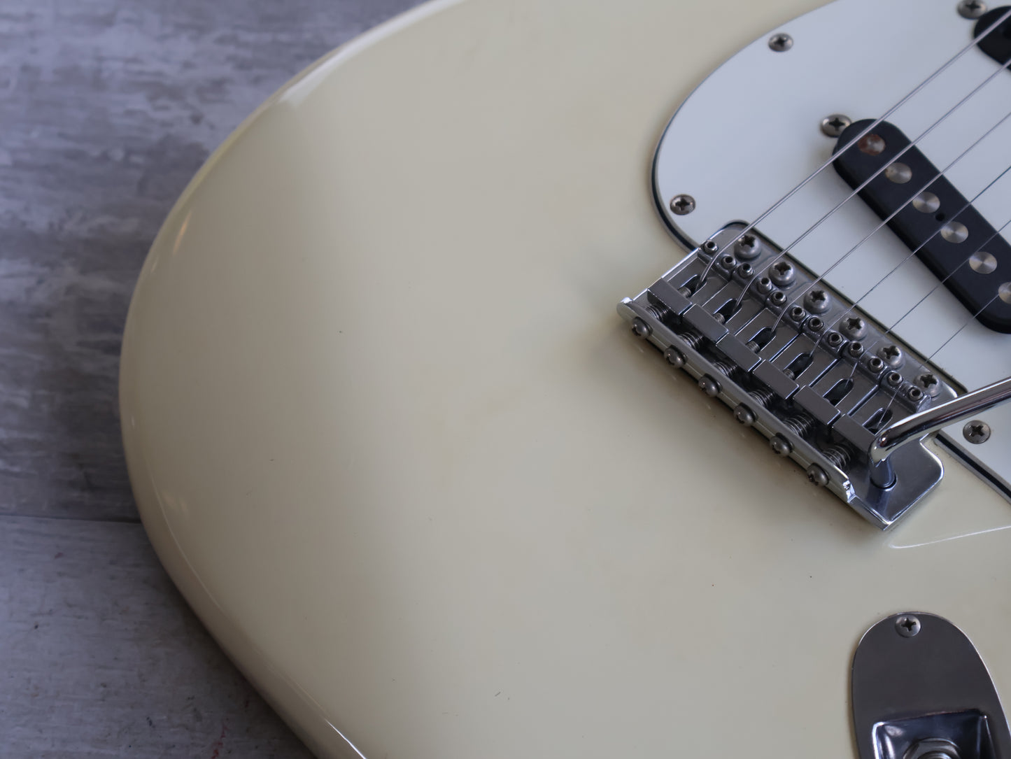 1996 Fender Japan ST72-145RB Ritchie Blackmore Scalloped Signature Stratocaster (Olympic White)