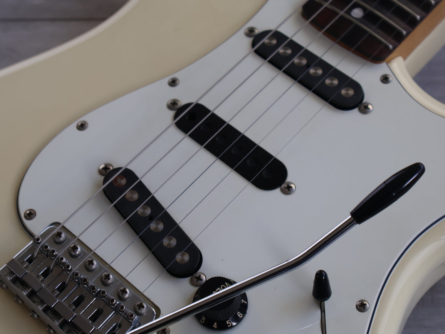 1996 Fender Japan ST72-145RB Ritchie Blackmore Scalloped Signature Stratocaster (Olympic White)