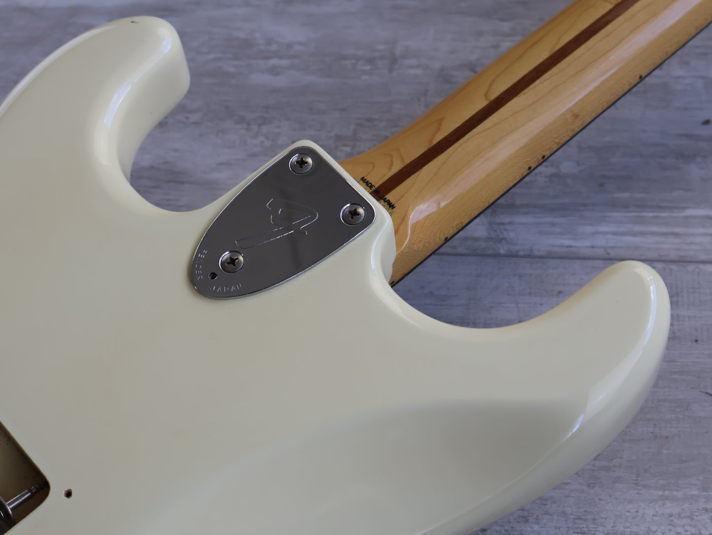 1996 Fender Japan ST72-145RB Ritchie Blackmore Scalloped Signature Stratocaster (Olympic White)