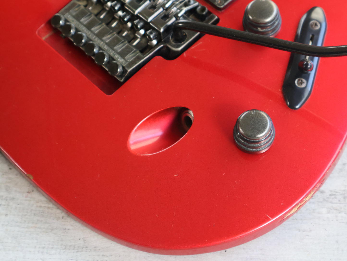 1990 Ibanez Japan 540SLTD Saber HSH Superstrat (Lipstick Red)