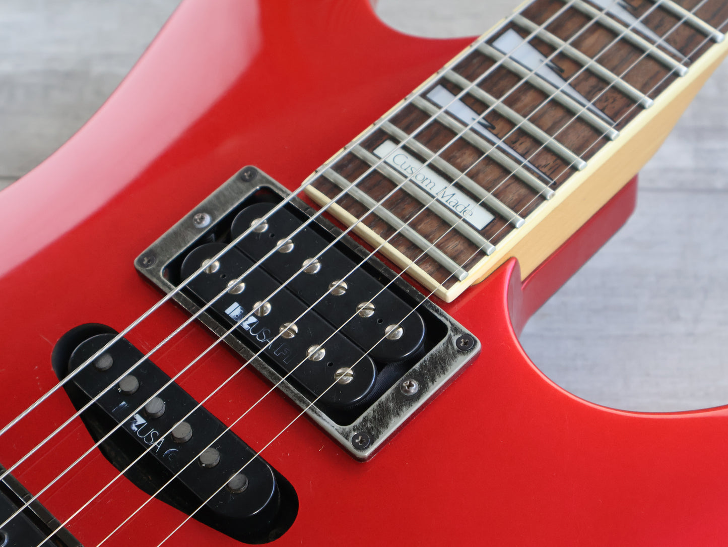 1990 Ibanez Japan 540SLTD Saber HSH Superstrat (Lipstick Red)