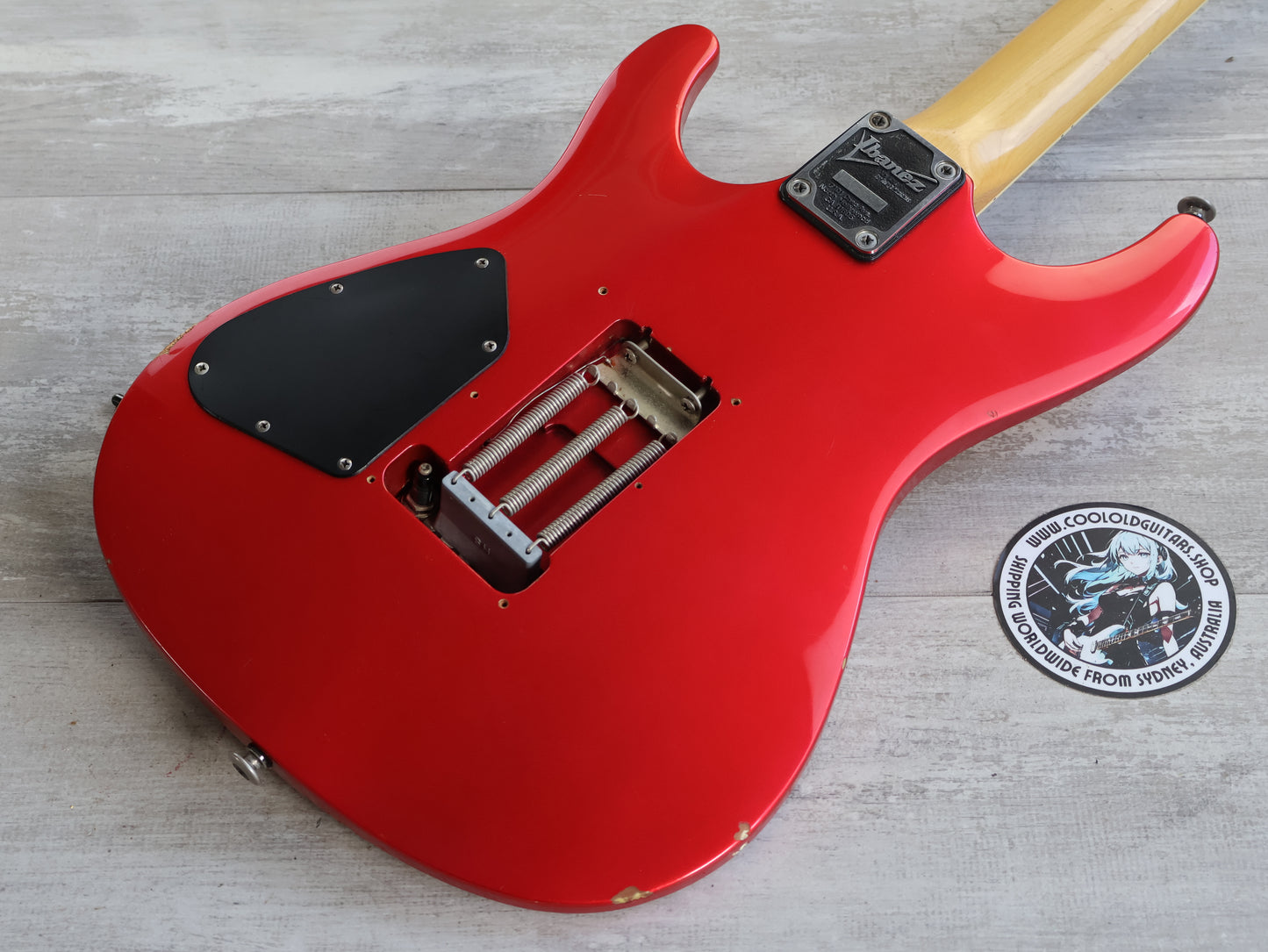 1990 Ibanez Japan 540SLTD Saber HSH Superstrat (Lipstick Red)