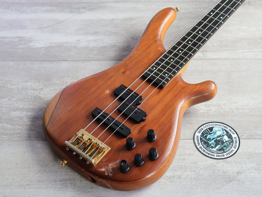 1980's TUNE "Bass Maniac" Japan TBC-4  25-Fret Bass Guitar (Natural Stain)
