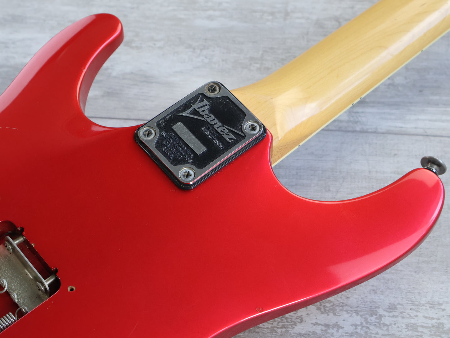 1990 Ibanez Japan 540SLTD Saber HSH Superstrat (Lipstick Red)