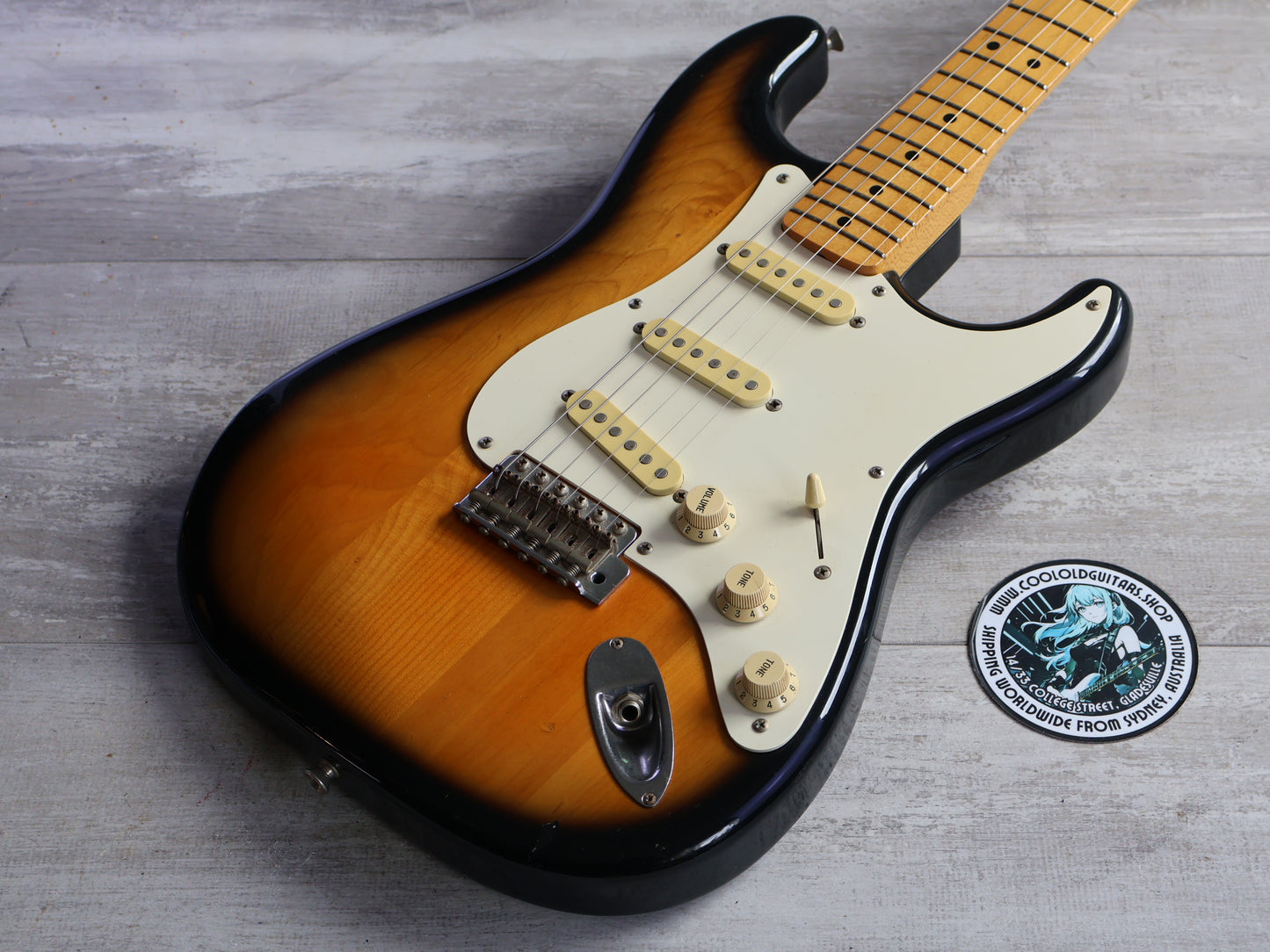 1983 Fernandes Japan "Revival" RST-50 '54 Reissue Stratocaster (Sunburst)