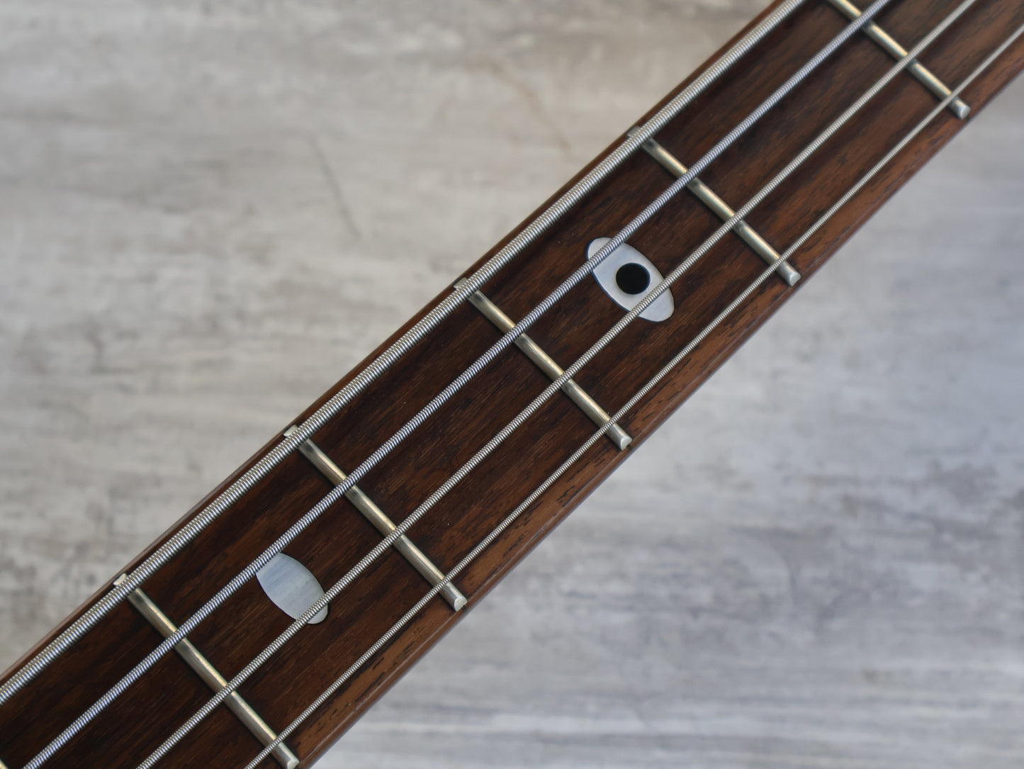 1989 Aria Pro II Japan SB-ELT Elite Series Neckthrough Bass (See Through Red)