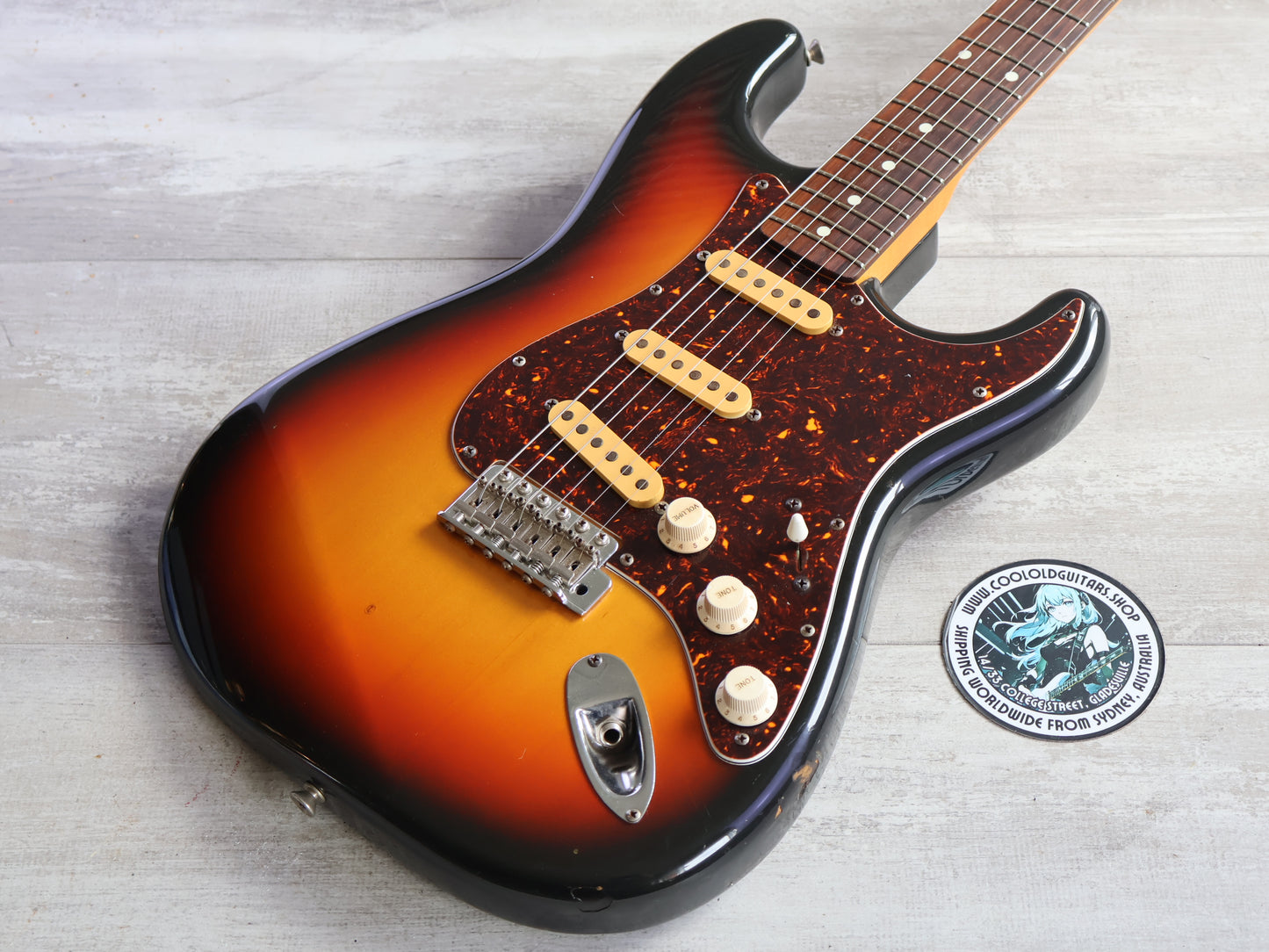 1986 Squier (by Fender Japan) SST-36 Vintage Stratocaster (Sunburst)