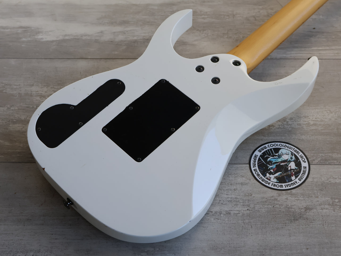 1995 Ibanez Japan PGM300 Paul Gilbert Signature Model Superstrat (White)